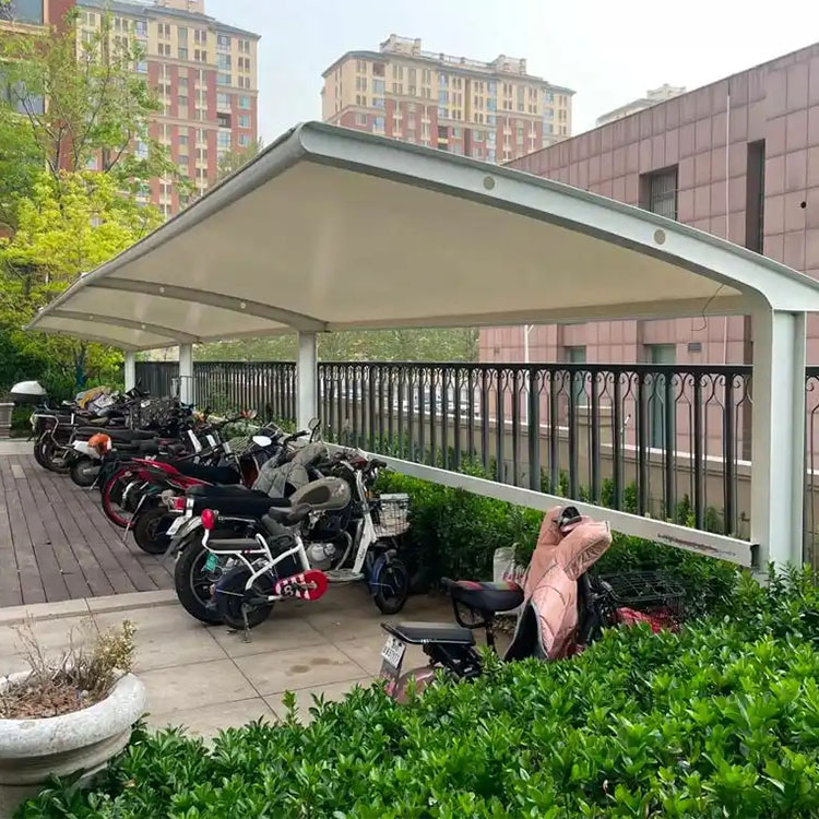 石家庄膜结构电动车棚