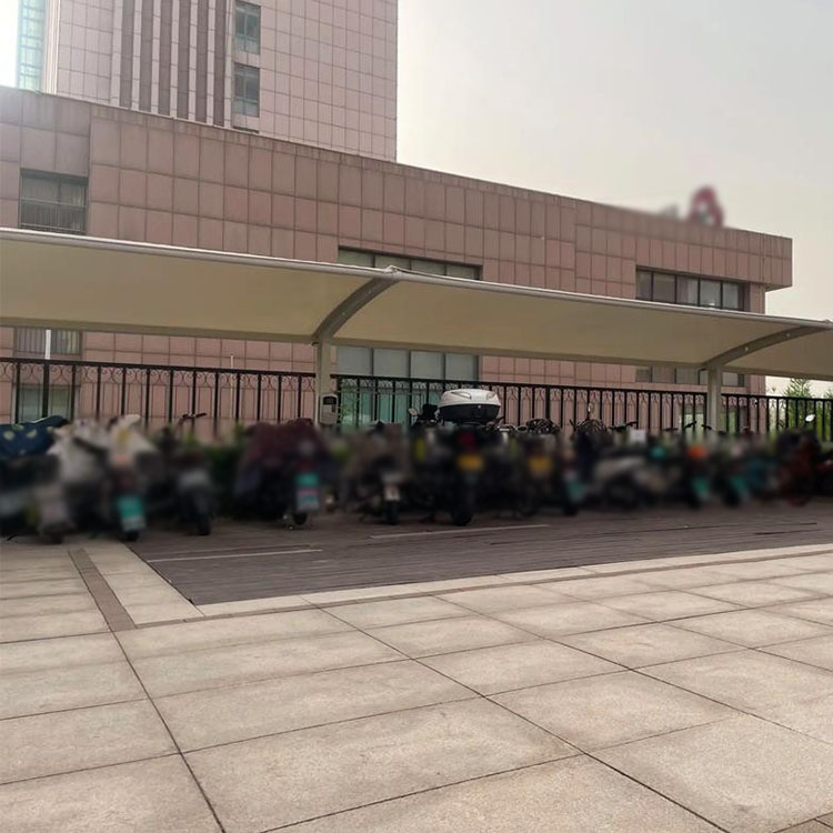 石家庄膜结构电动车棚